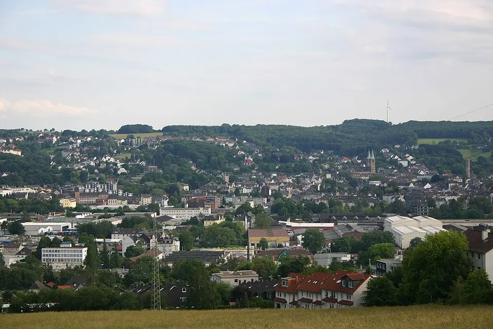 Schwelm – Stadtansicht