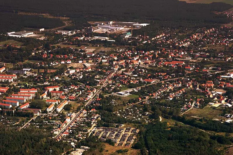Großräschen/Rań – Stadtansicht