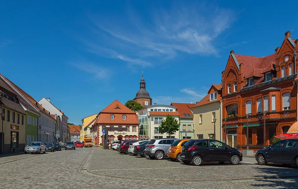Vetschau/Spreewald / Wětošow/Błota – Stadtansicht