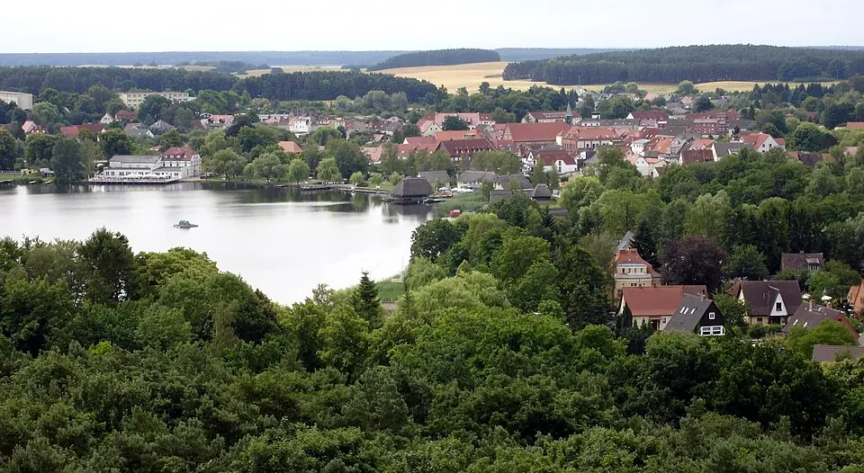 Krakow am See – Stadtansicht