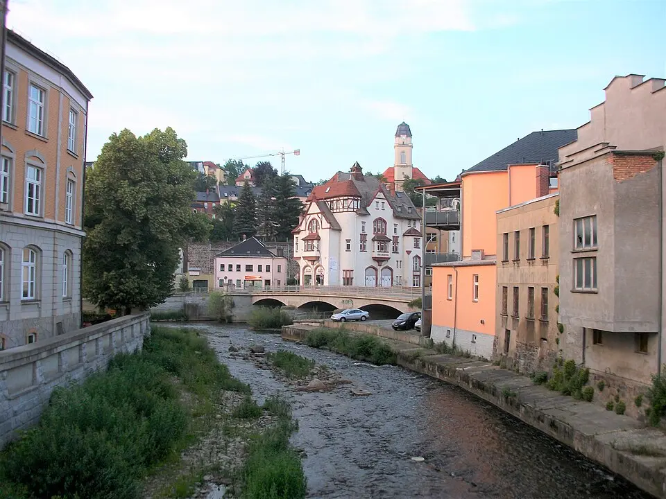 Aue-Bad Schlema – Stadtansicht