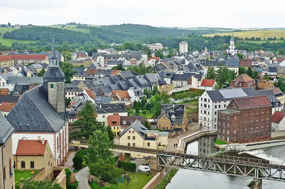 Rochlitz – Stadtansicht